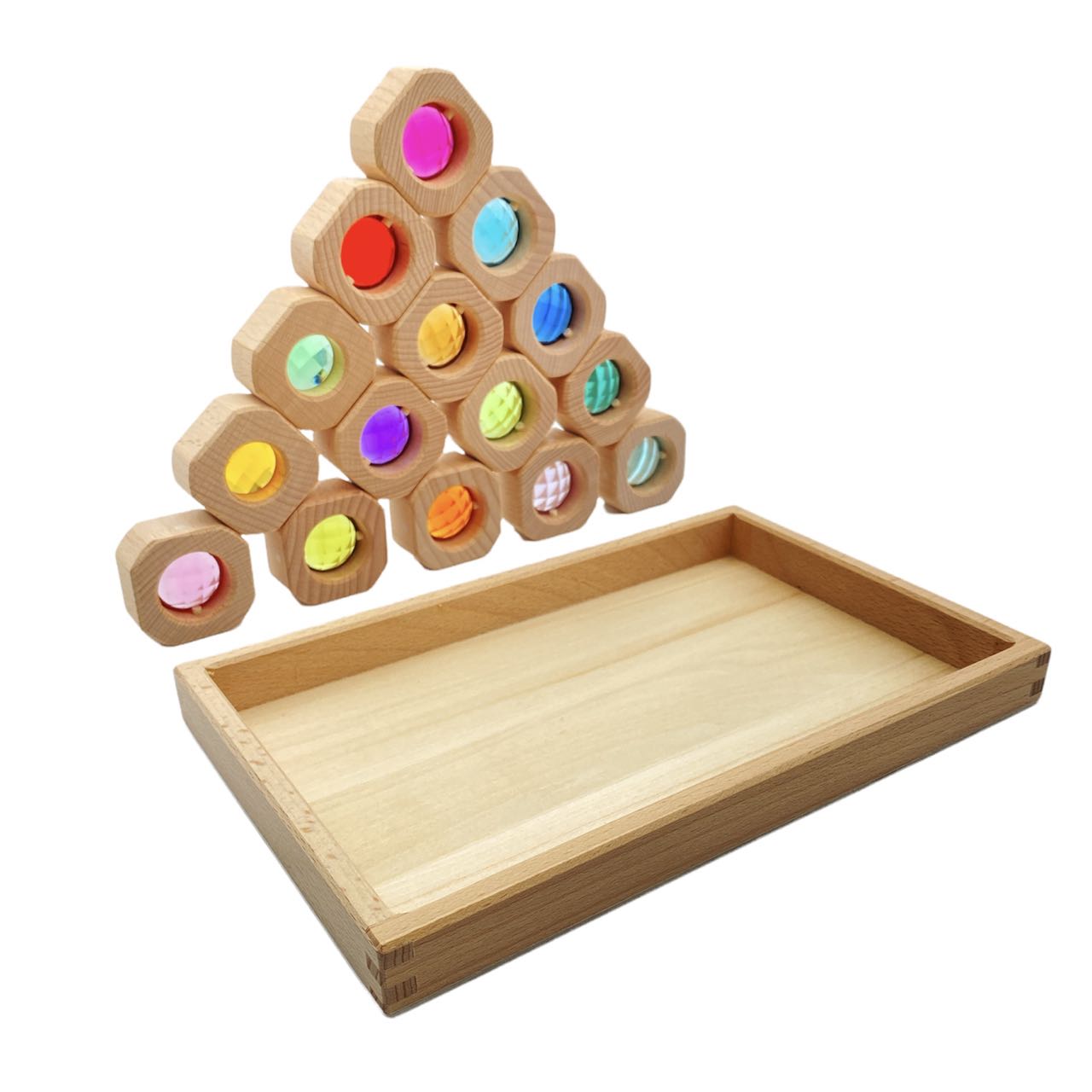 **Pre-order (Ships in 2-3 Weeks)**15 Pcs Bitcoin Pastel/Macaron Window Blocks Set with Storage Tray