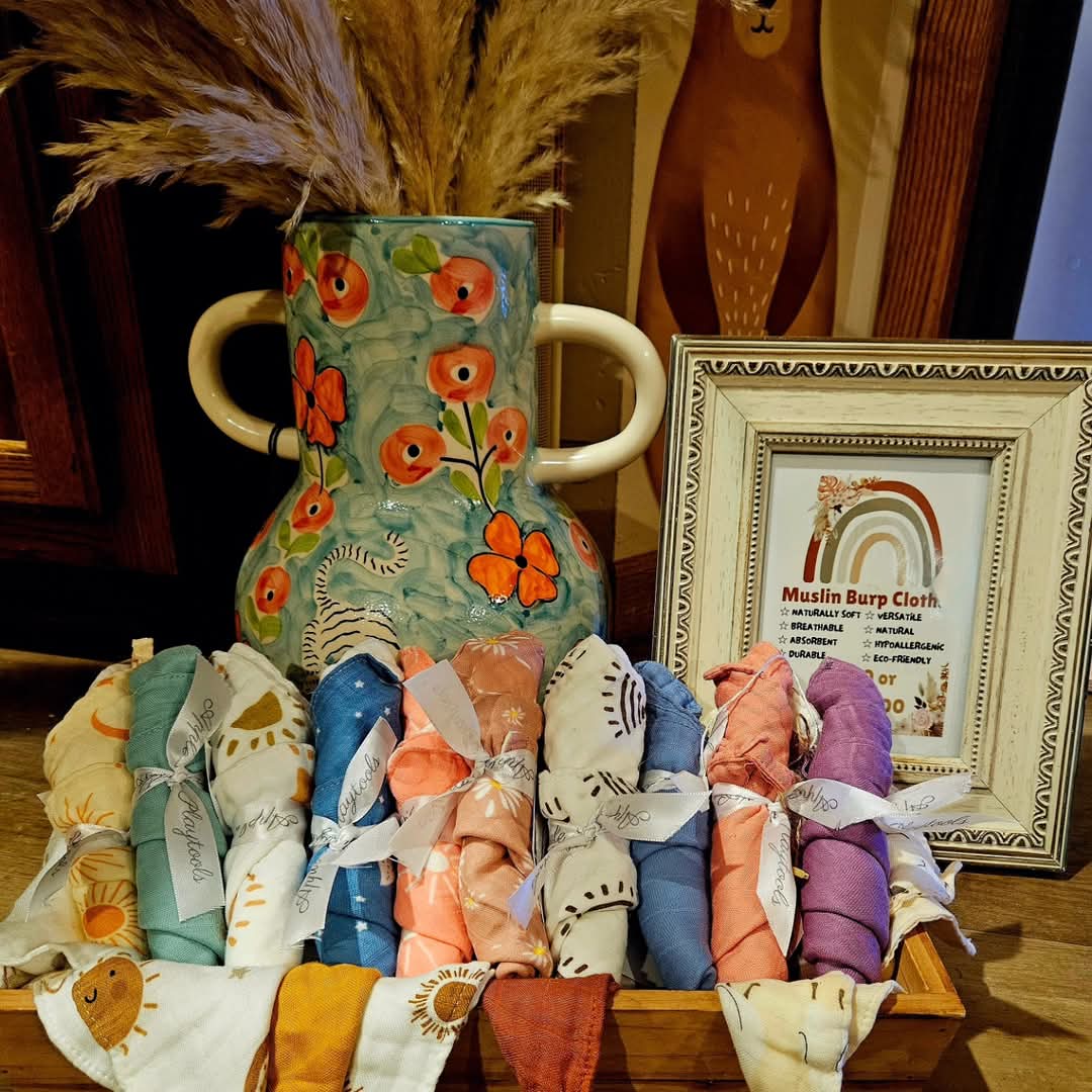 Top Seller! Muslin Burp Cloths