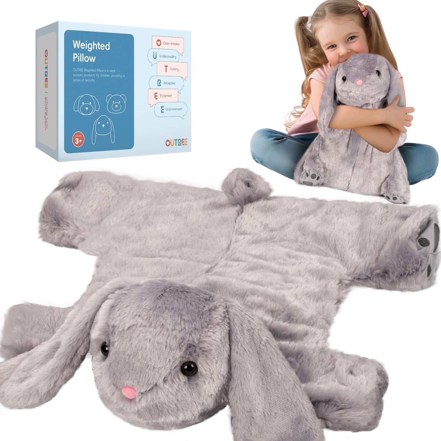 Outree Animal Weighted Lap Blanket