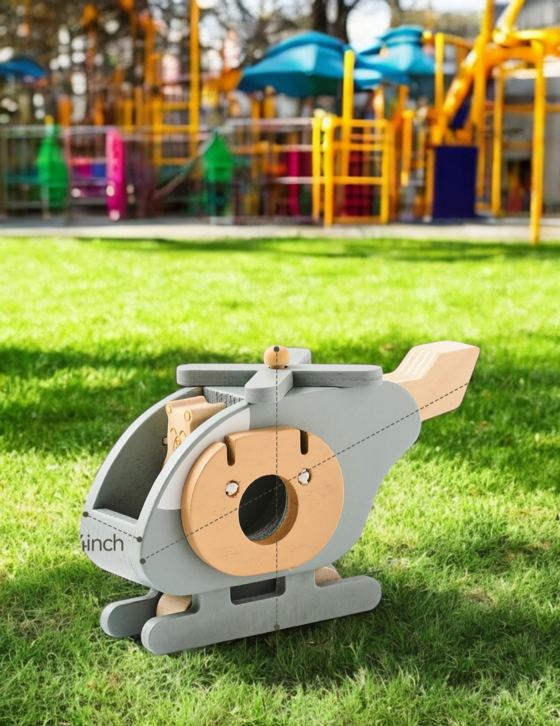 Christmas Countdown Sale Price! Wooden Helicopter Toy