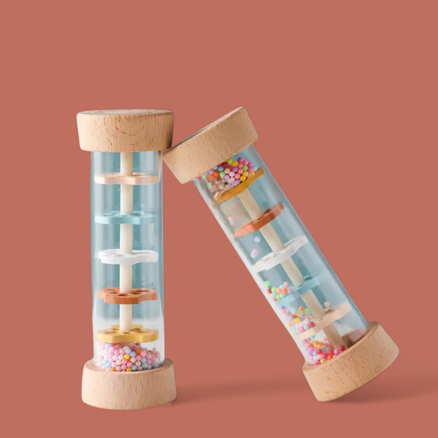 Top Seller! Wooden Rain Stick Musical Toy