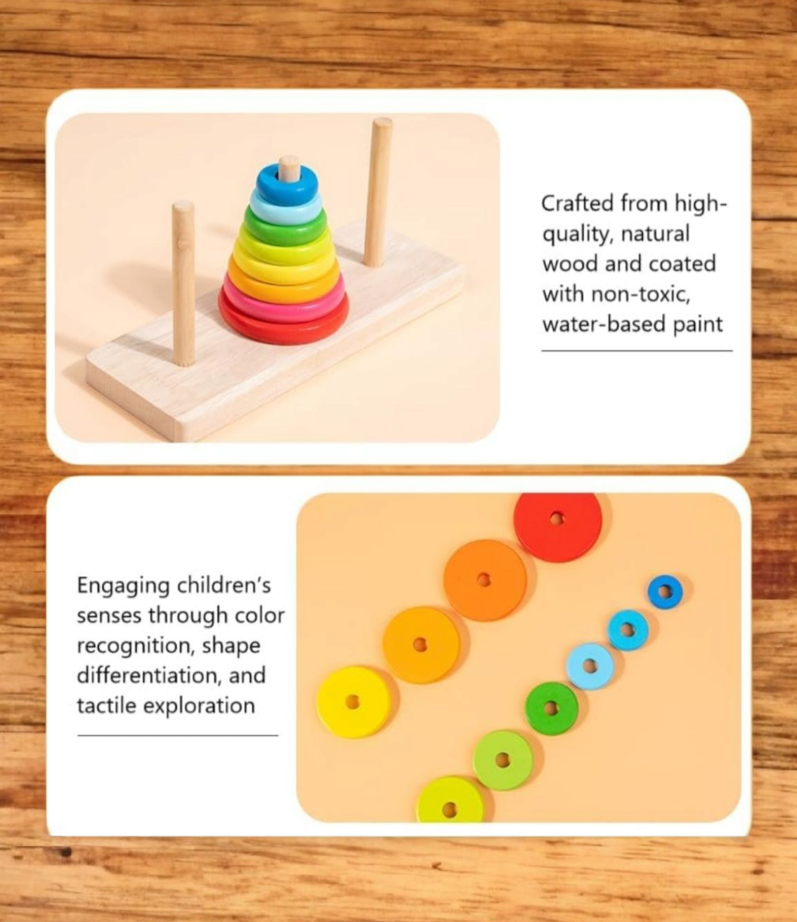 Montessori Tower of Hanoi Puzzle