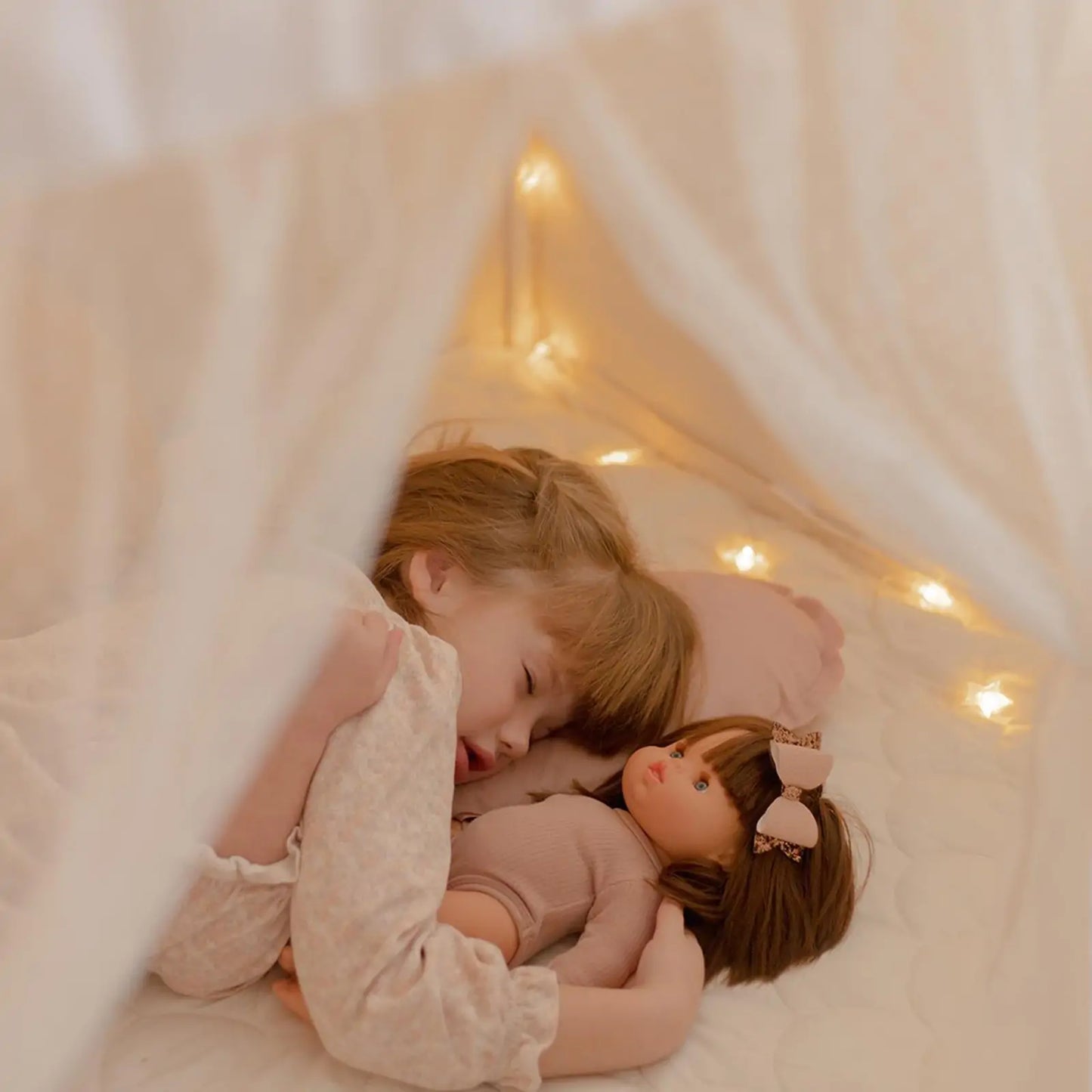 Tiny Land® Playhouse Tent – Natural Cream Indoor Tent for Kids