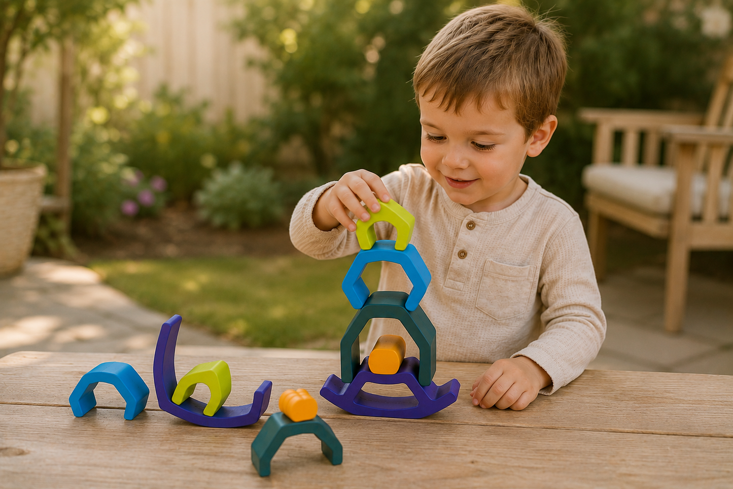 Earth Element Nesting Blocks