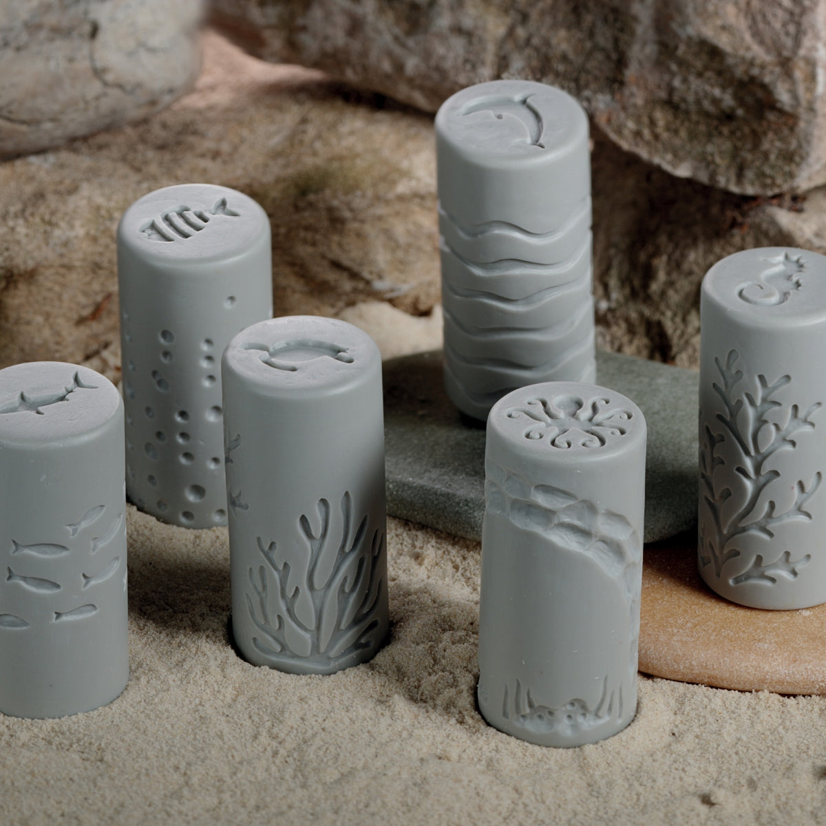 Seasonal & Nature Dough Rollers β 6-Piece Sets