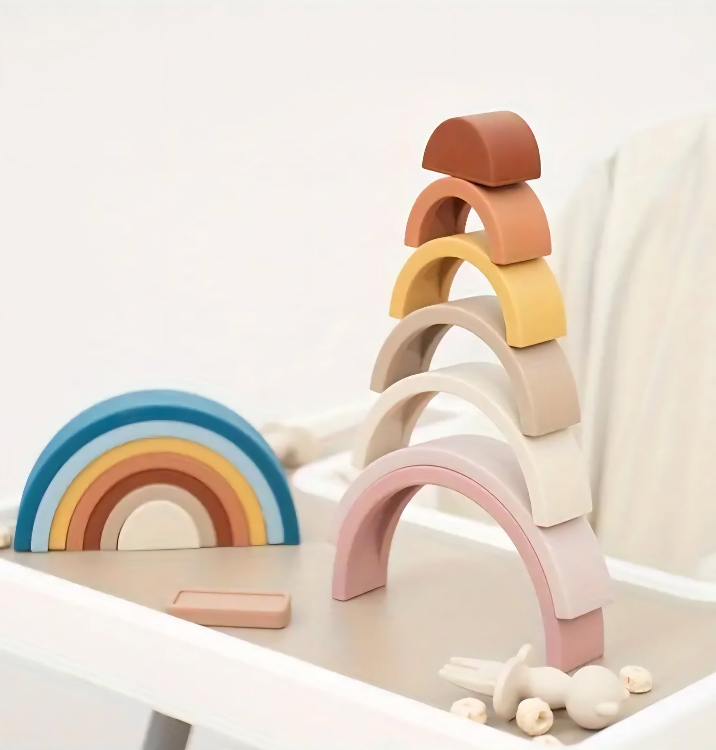 Silicone Rainbow Stacker