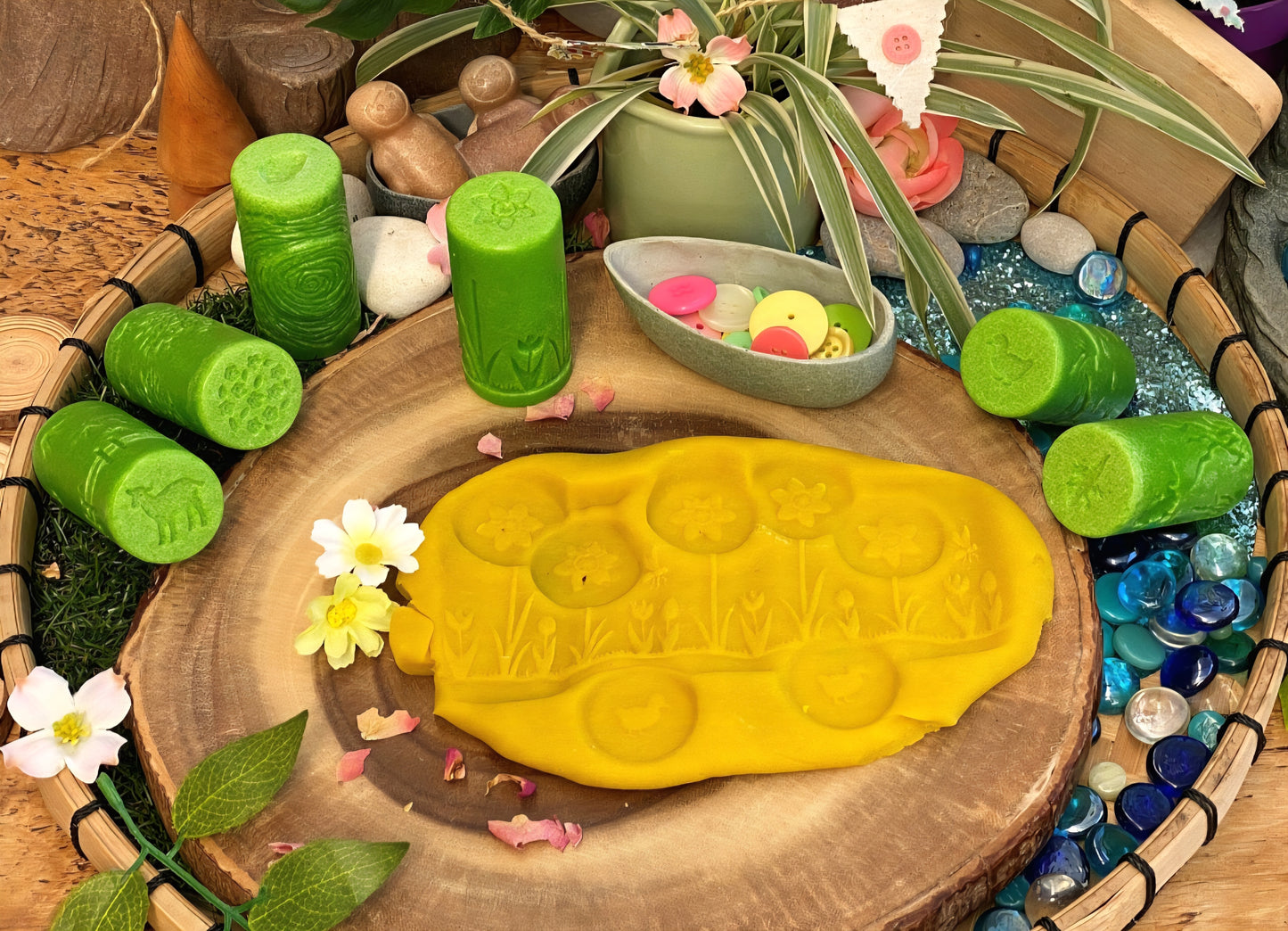 Seasonal & Nature Dough Rollers β 6-Piece Sets