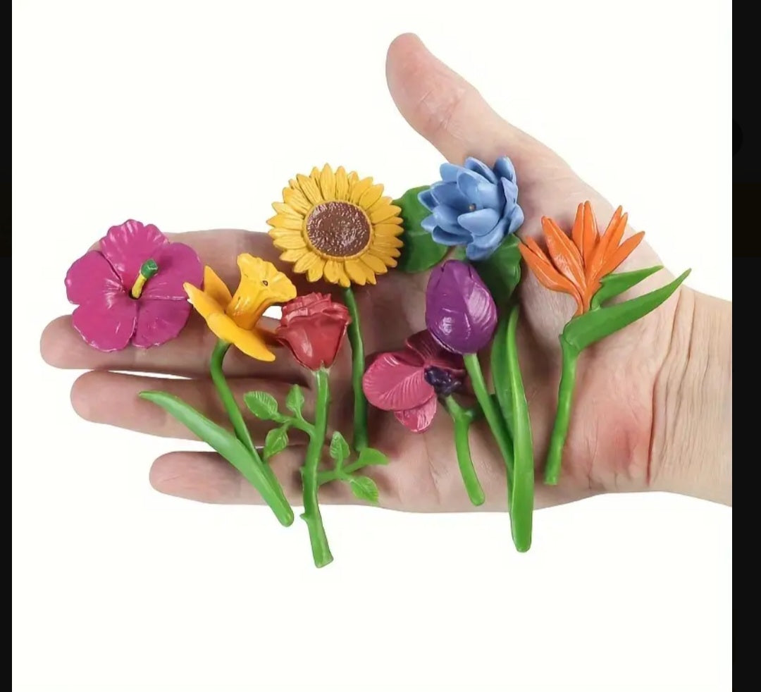 Flower Figurine Set