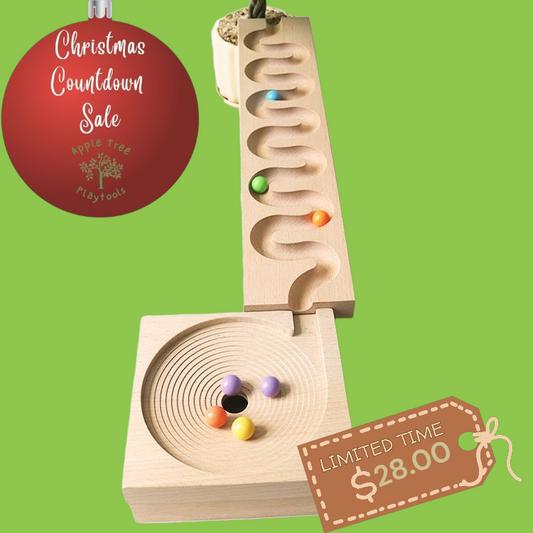 Christmas Countdown Sale Price! 🎅 Wooden Marble Run Track