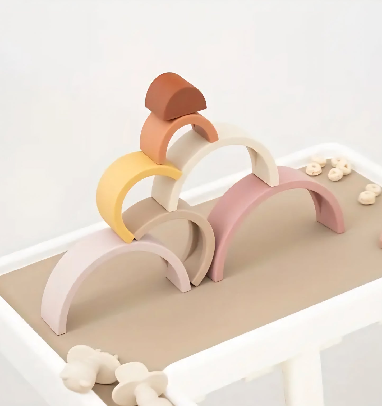 Silicone Rainbow Stacker