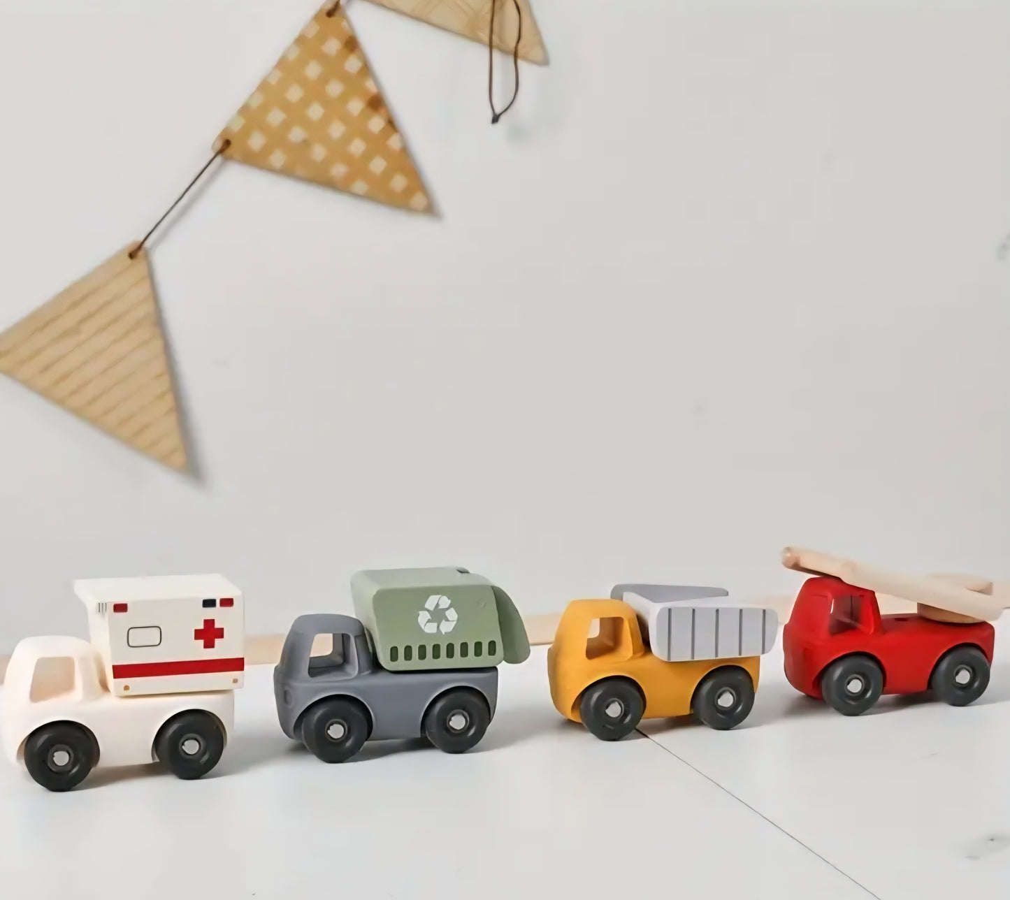 Mix & Match Silicone & Wood Vehicle Set