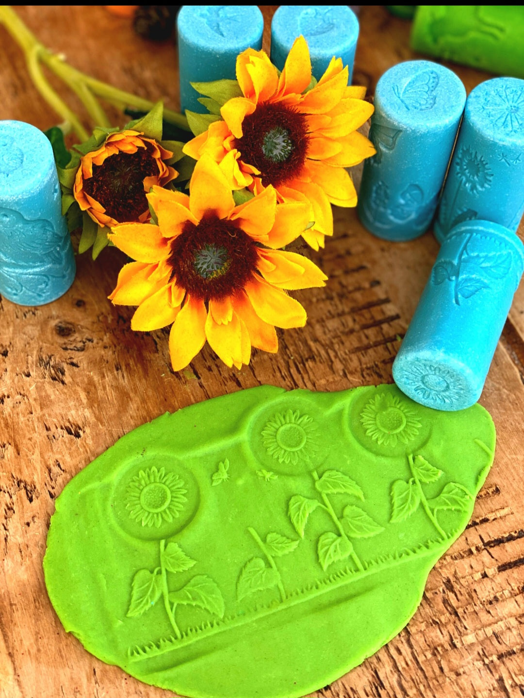 Seasonal & Nature Dough Rollers β 6-Piece Sets