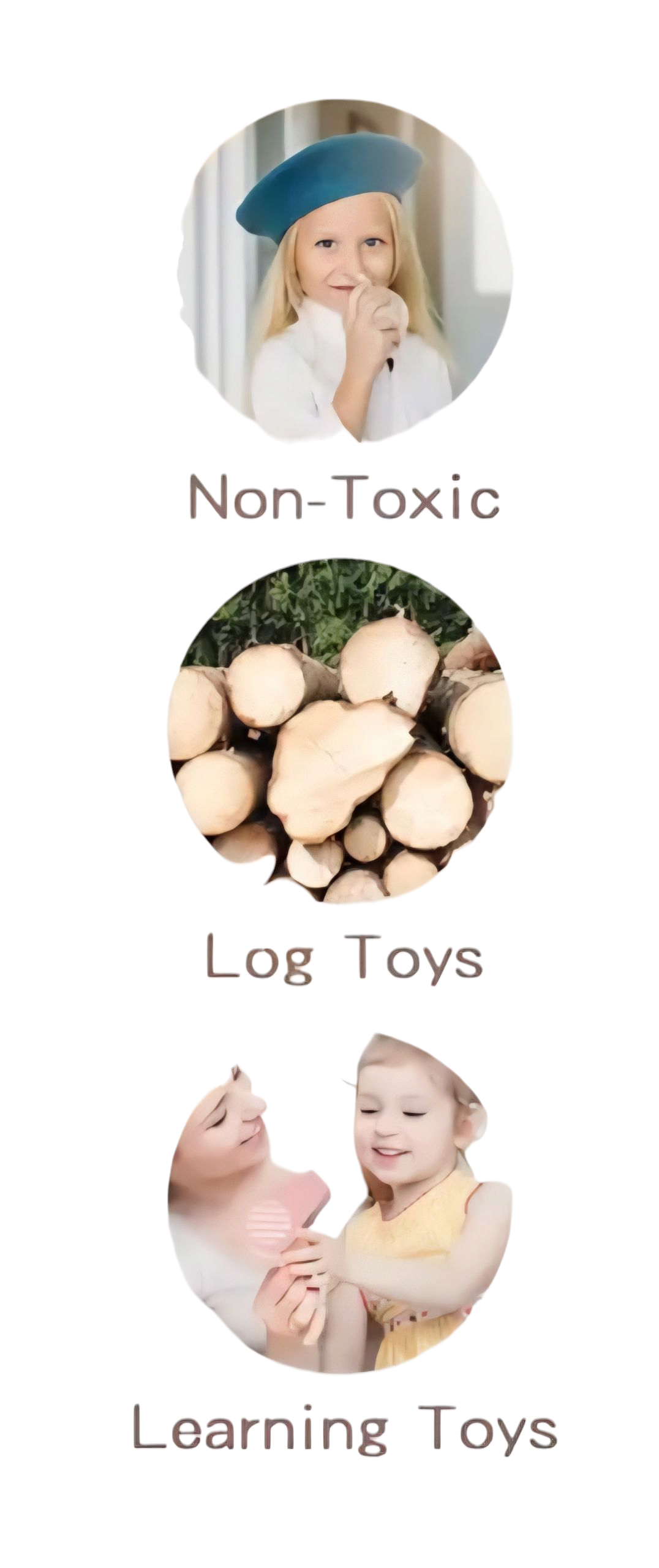 Natural Wooden Makeup Toy Set – 13-Piece Pretend Play Beauty Kit for Kids