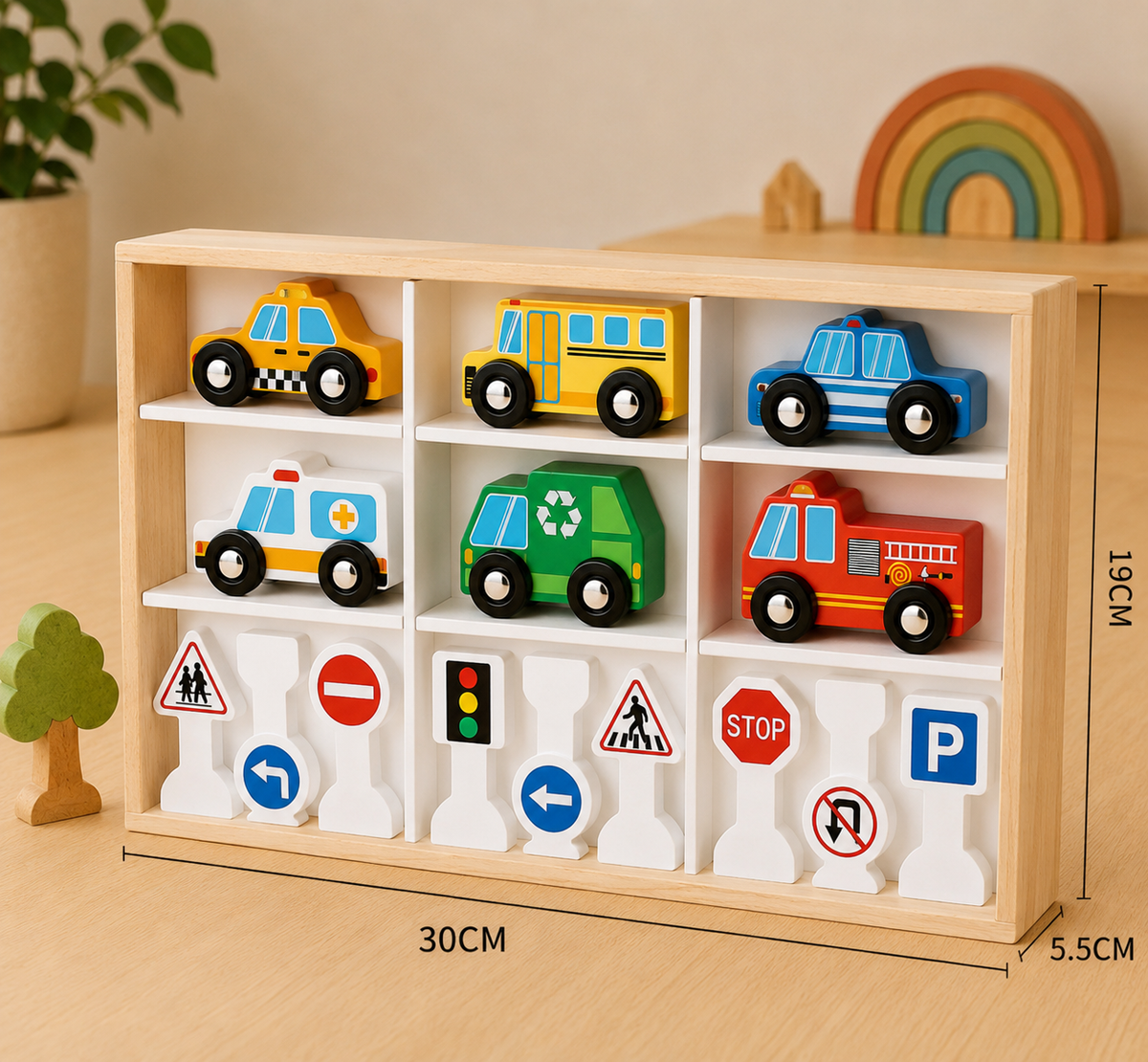 Vehicles & Street Signs Set