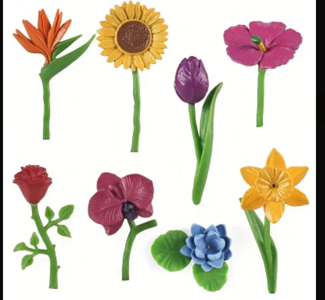 Flower Figurine Set