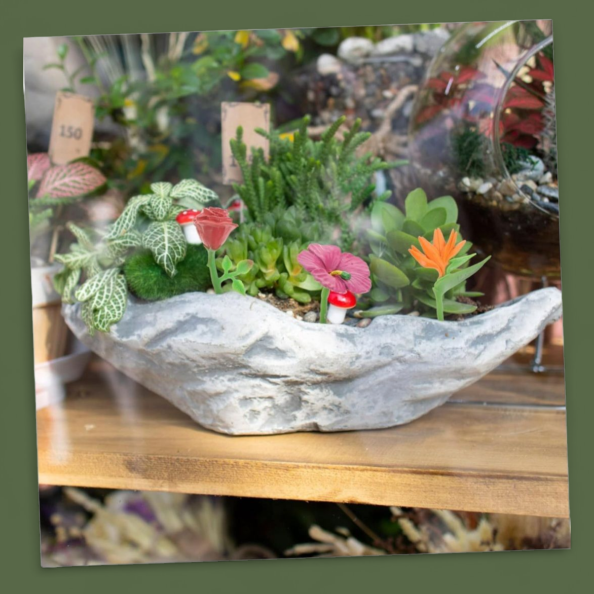 Flower Figurine Set