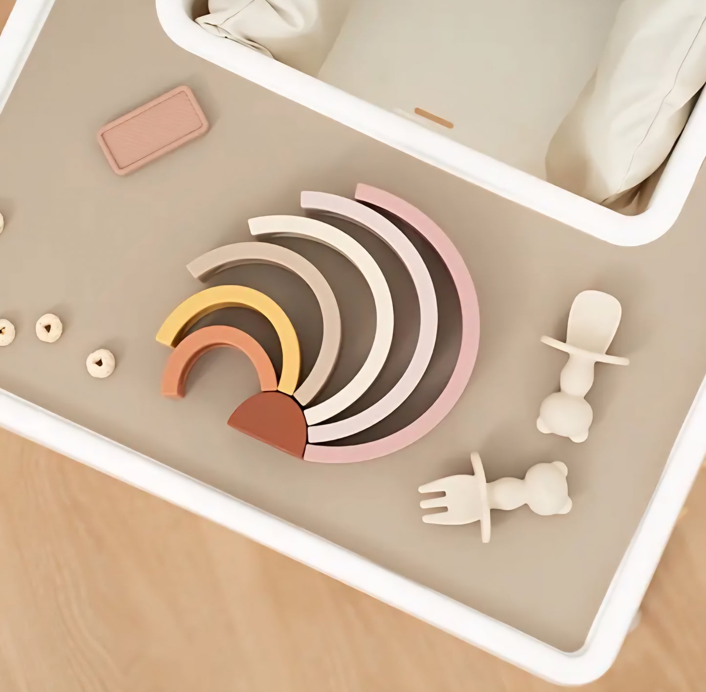 Silicone Rainbow Stacker