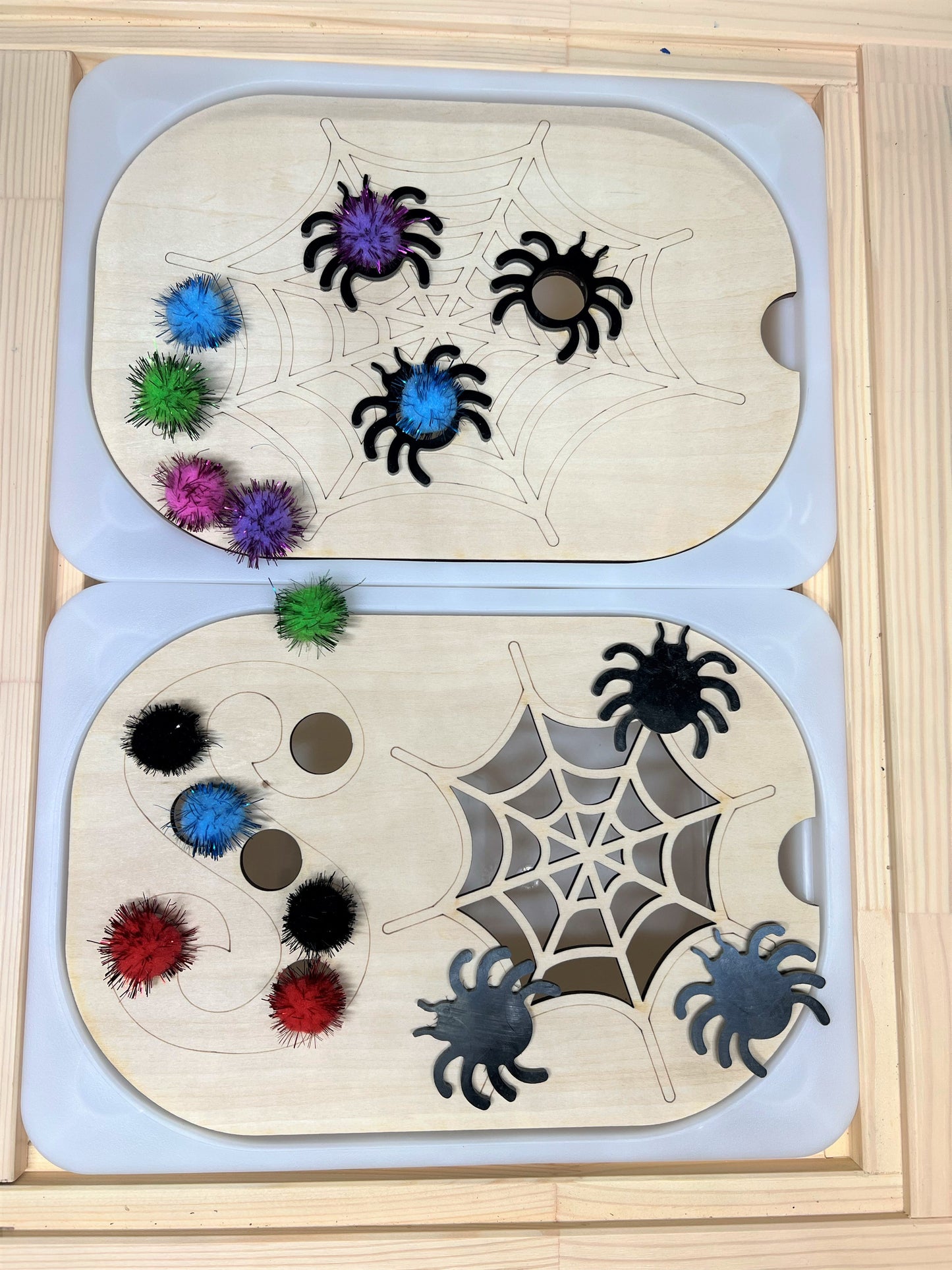 **Pre-order (Ships in 3-4 Weeks)**FLISAT Sensory Bin Insert Activity Board
