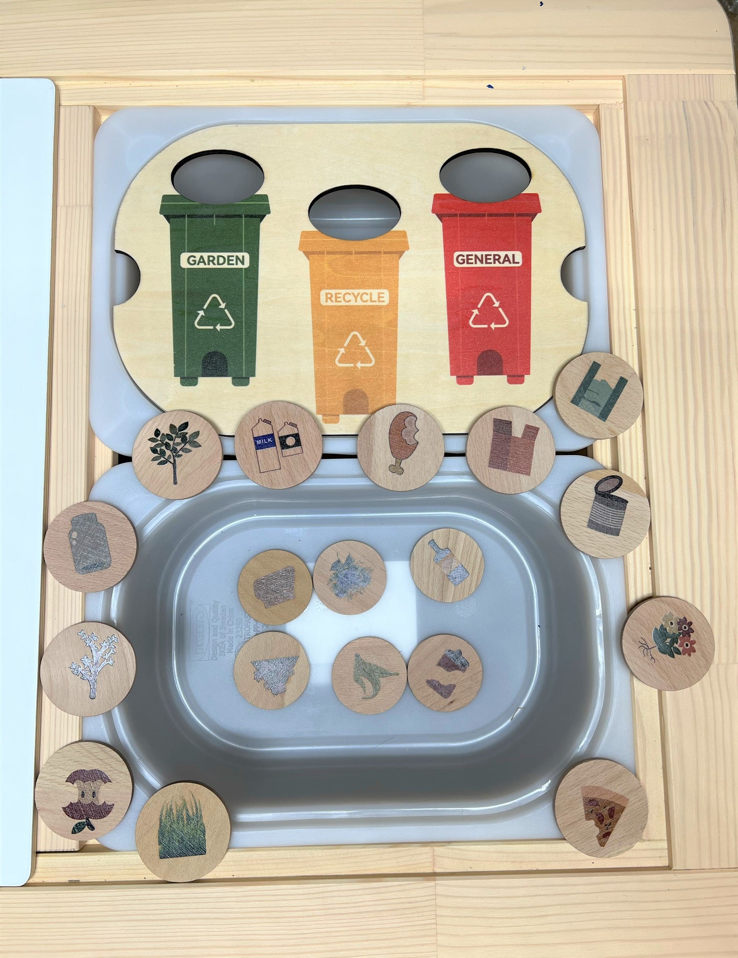 **Pre-order (Ships in 3-4 Weeks)**FLISAT Sensory Bin Insert Activity Board