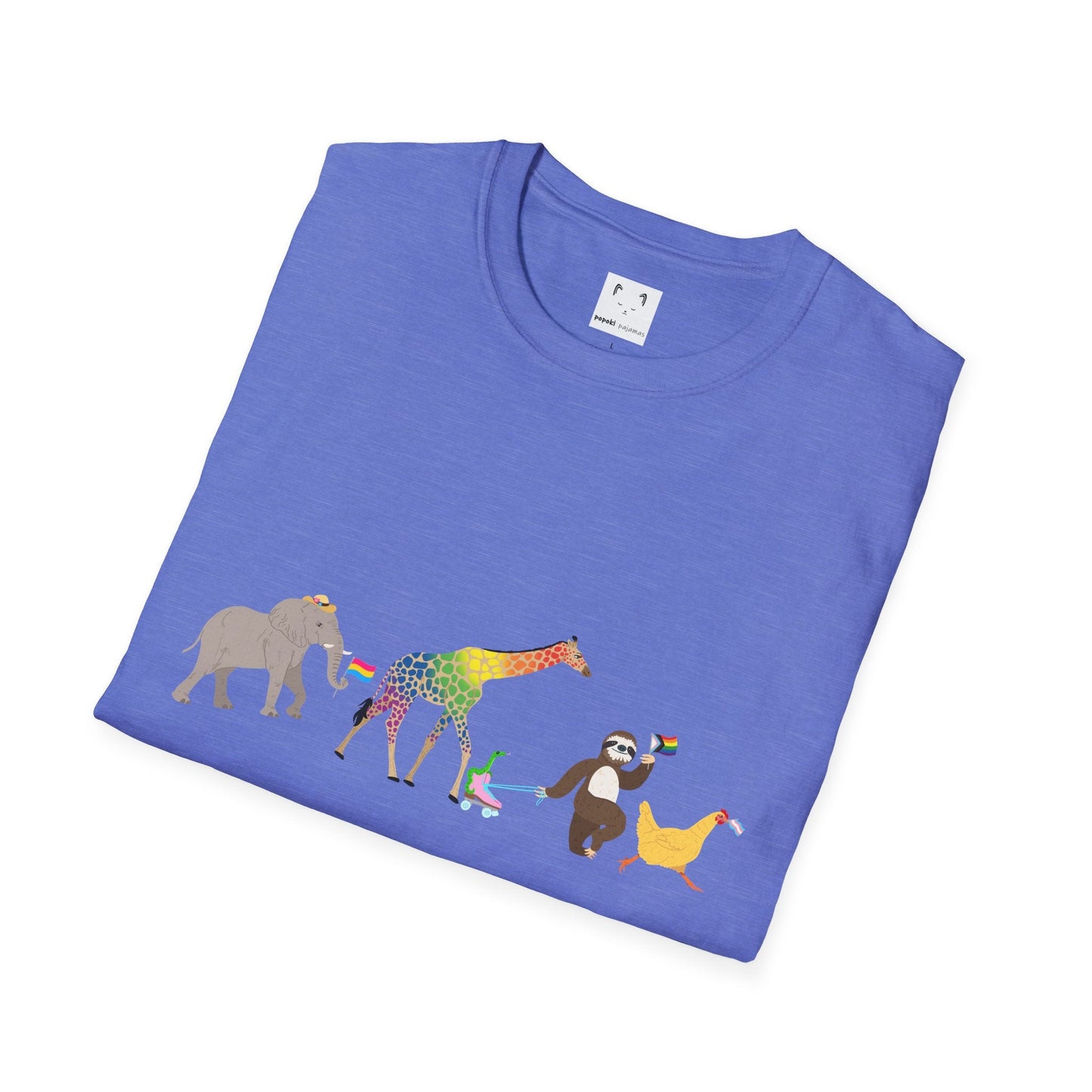Rainbow on my Parade Unisex Softstyle Adult T-Shirt