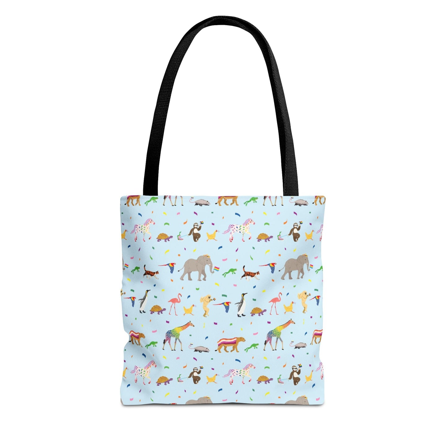 Rainbow on My Parade Tote Bag -  Pride Eco-Friendly Shopping & Beach Bag