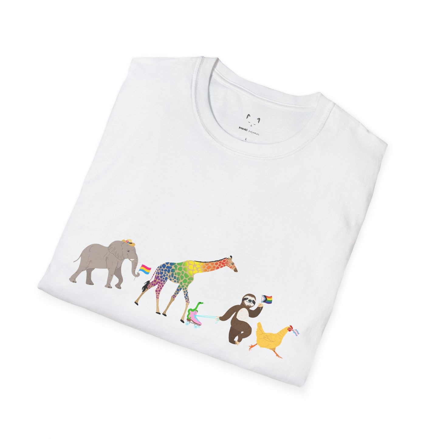 Rainbow on my Parade Unisex Softstyle Adult T-Shirt