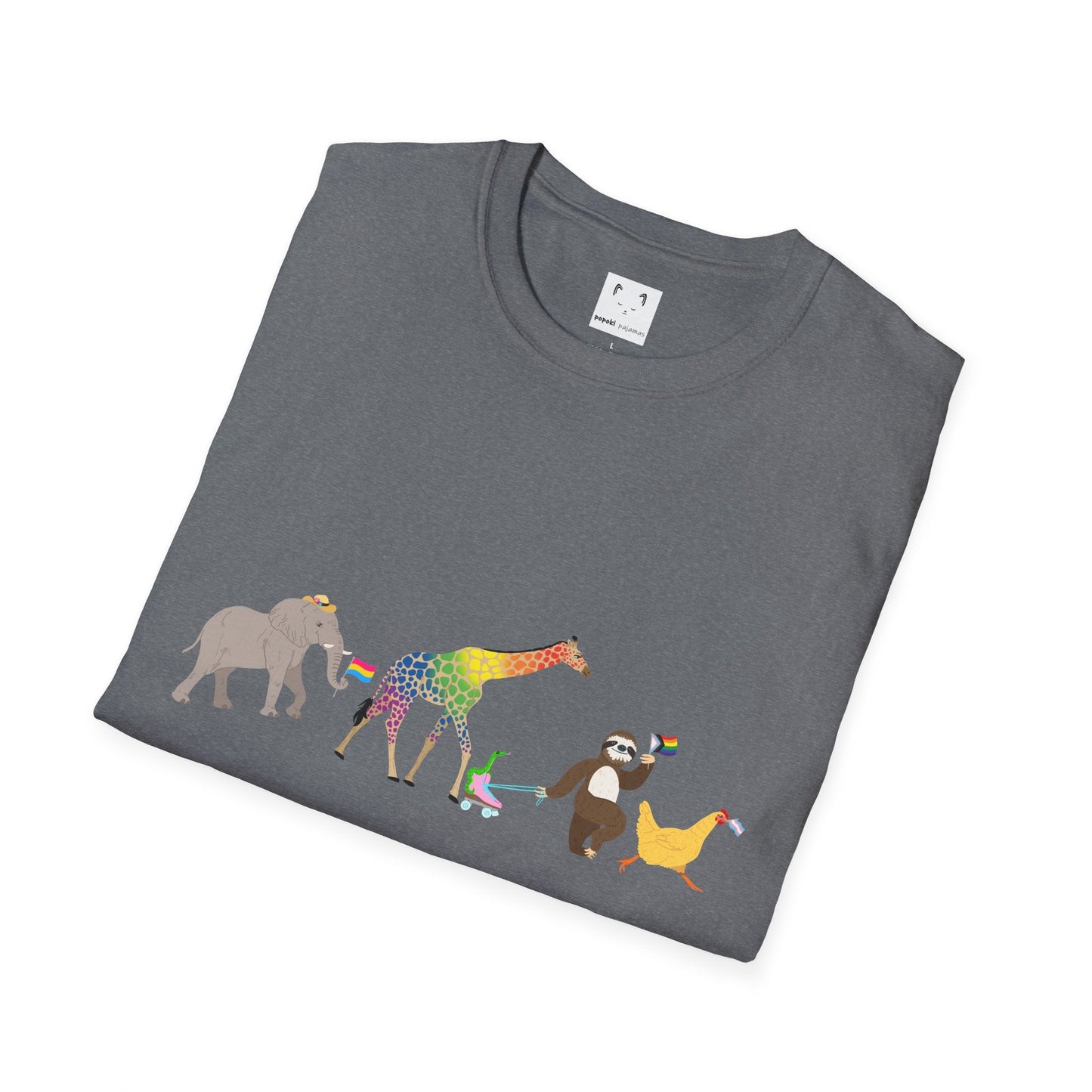 Rainbow on my Parade Unisex Softstyle Adult T-Shirt