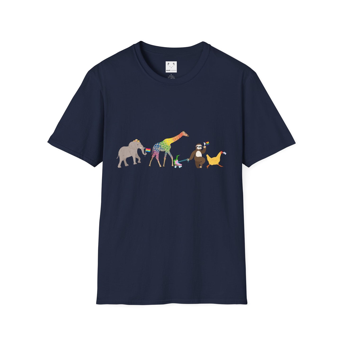 Rainbow on my Parade Unisex Softstyle Adult T-Shirt