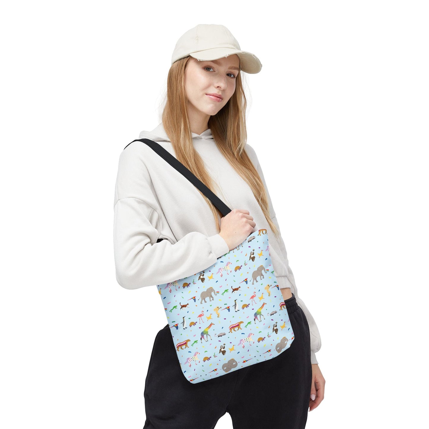 Rainbow on My Parade Tote Bag -  Pride Eco-Friendly Shopping & Beach Bag