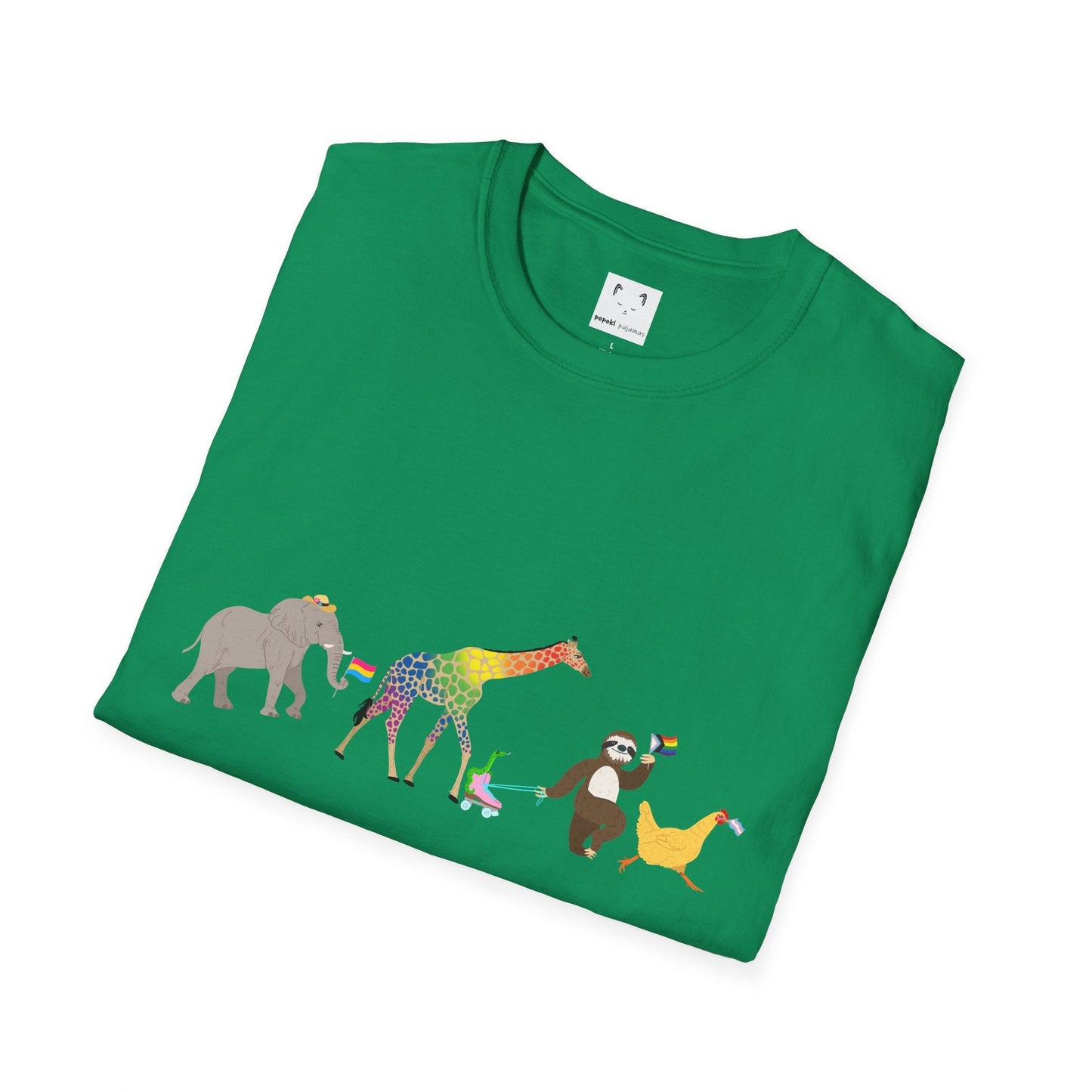 Rainbow on my Parade Unisex Softstyle Adult T-Shirt