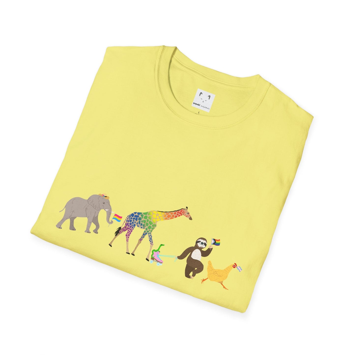 Rainbow on my Parade Unisex Softstyle Adult T-Shirt