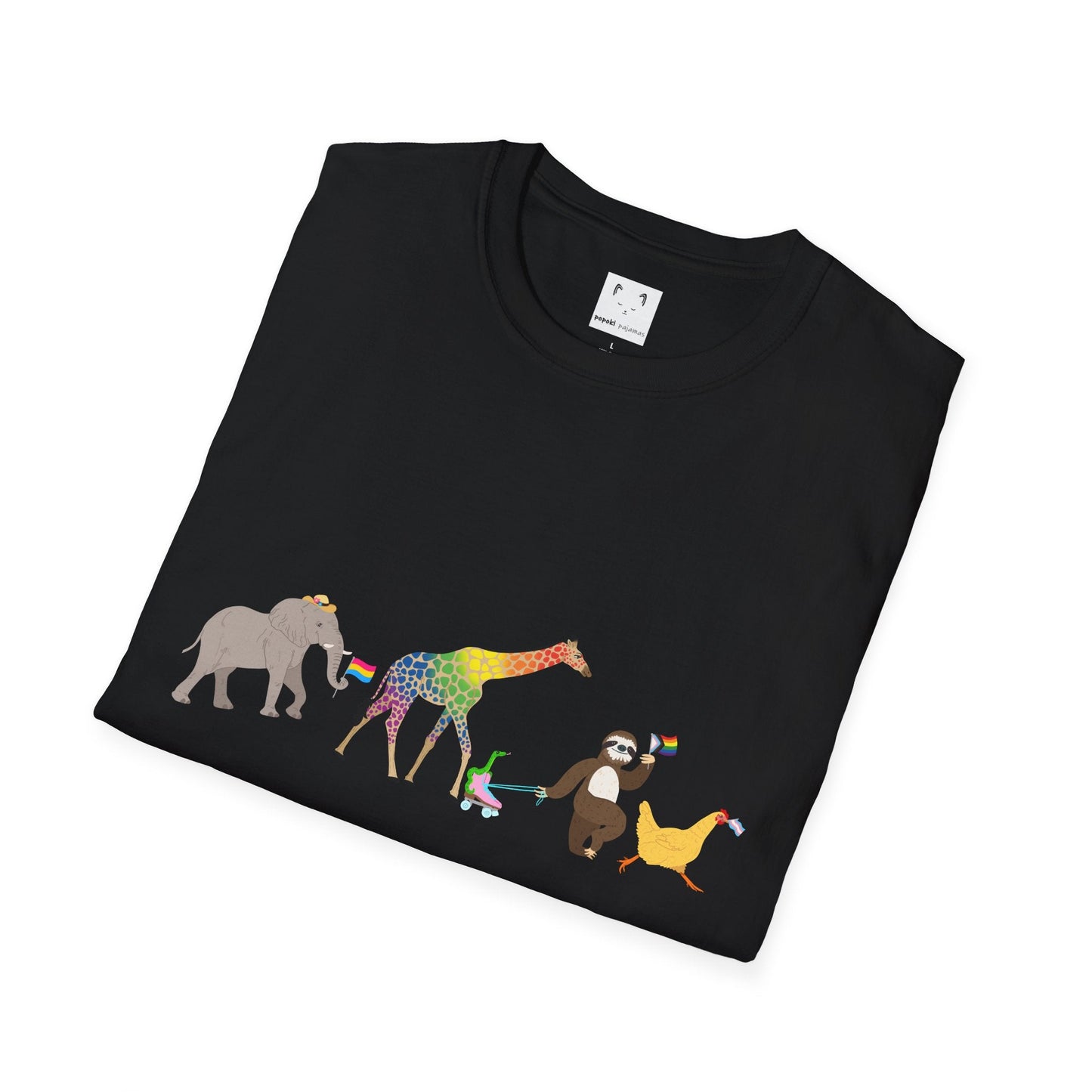 Rainbow on my Parade Unisex Softstyle Adult T-Shirt