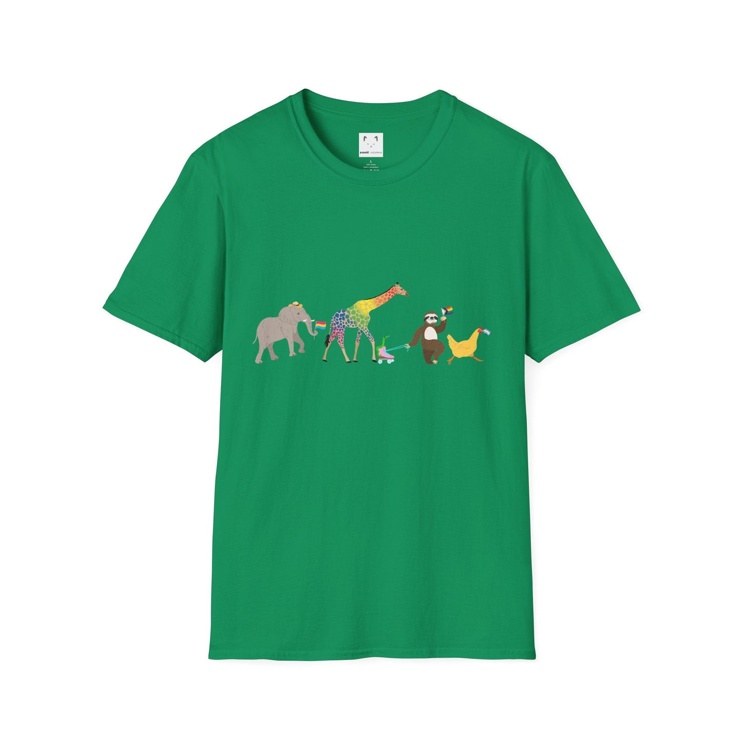Rainbow on my Parade Unisex Softstyle Adult T-Shirt