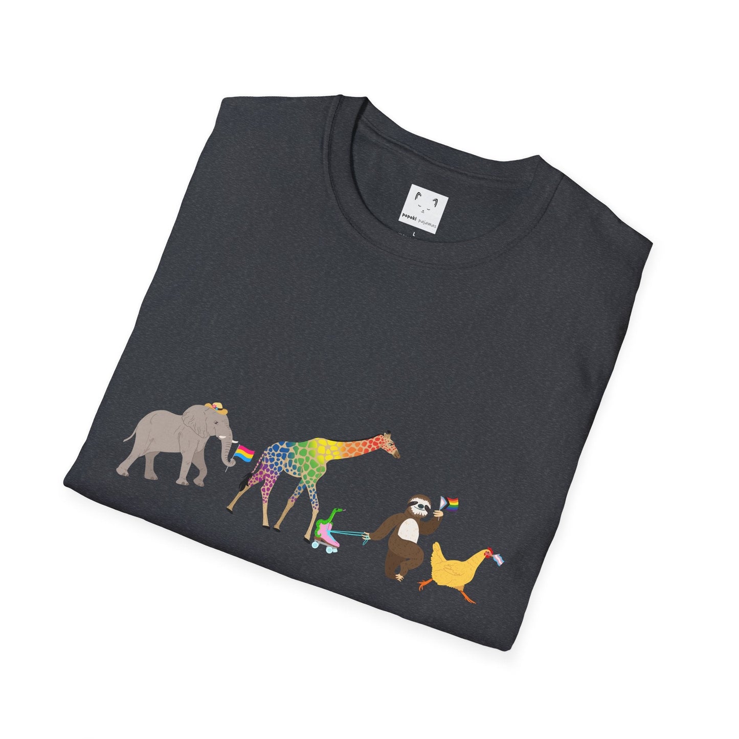 Rainbow on my Parade Unisex Softstyle Adult T-Shirt