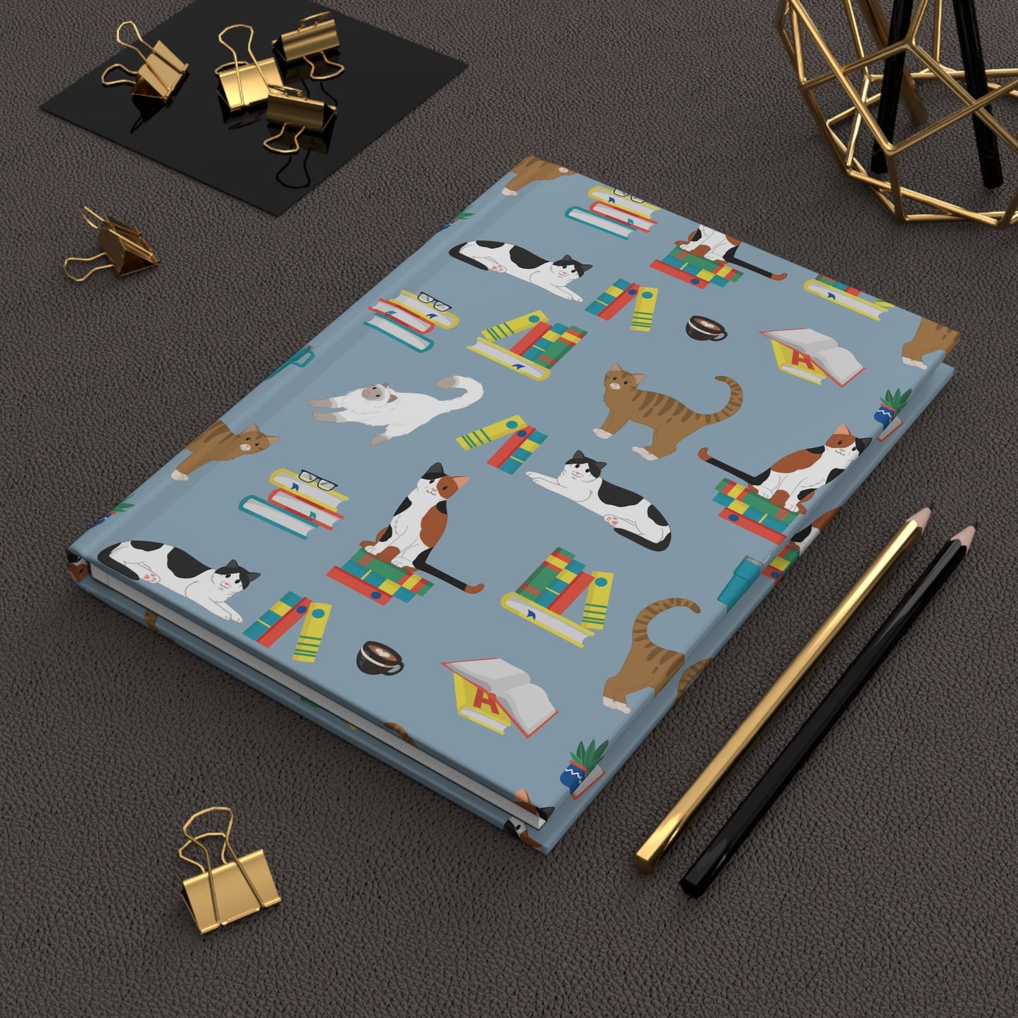 The Great Catsby Cat Hardcover Journal - Perfect for Cat Lovers & Writers
