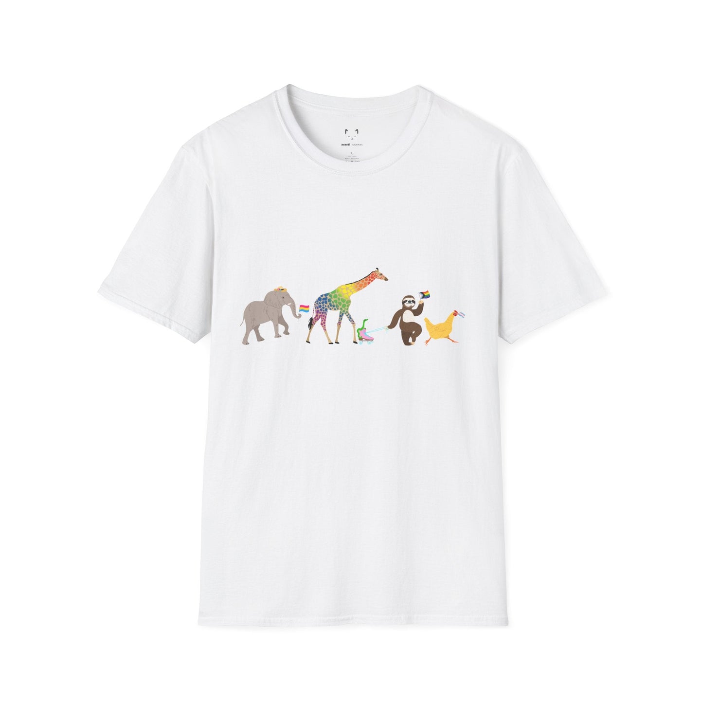 Rainbow on my Parade Unisex Softstyle Adult T-Shirt