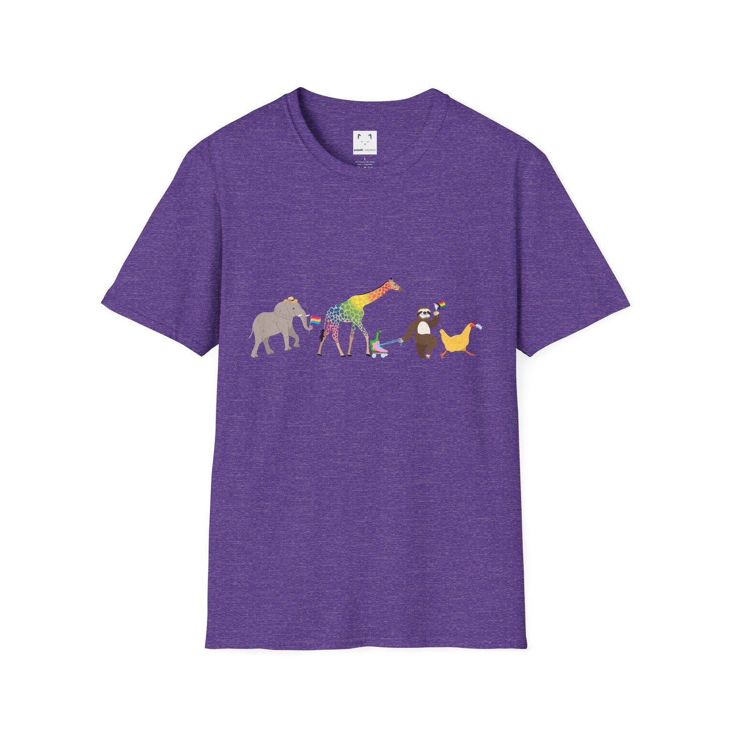 Rainbow on my Parade Unisex Softstyle Adult T-Shirt