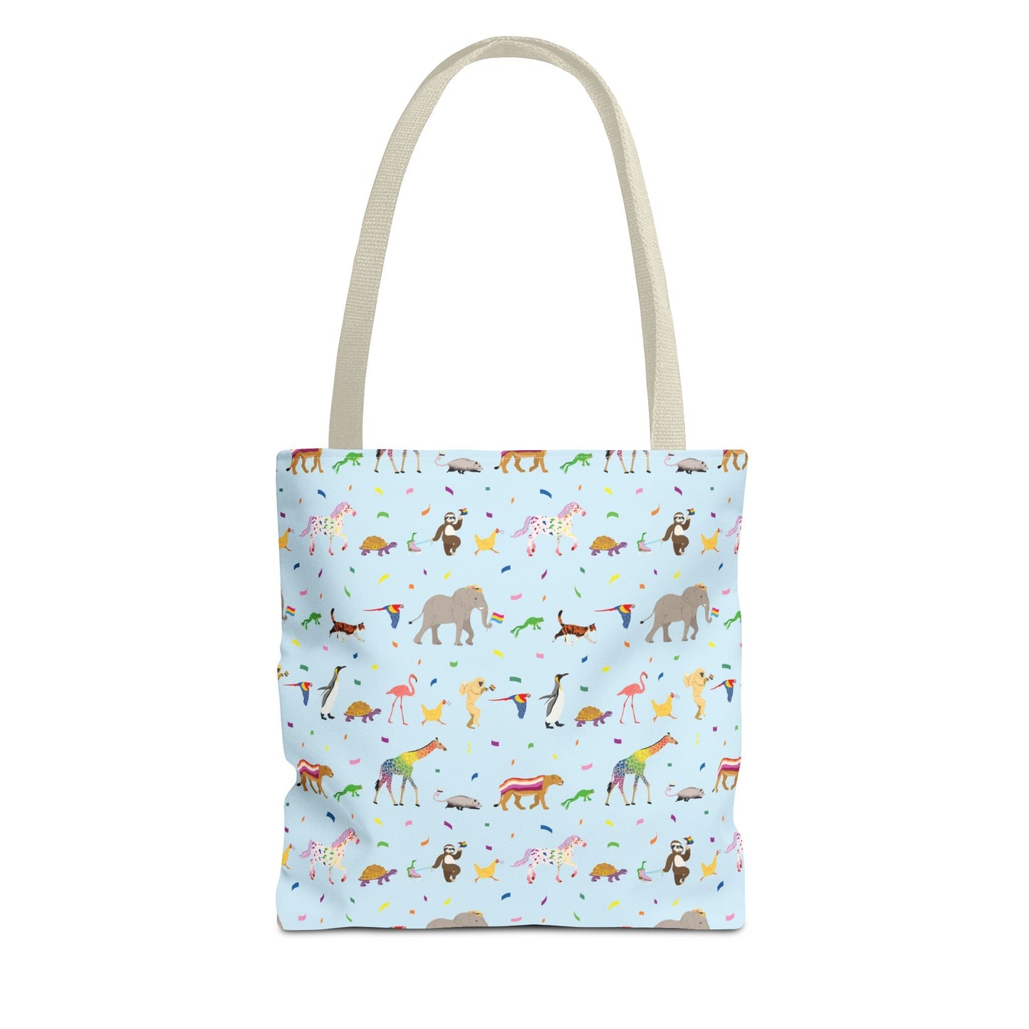Rainbow on My Parade Tote Bag -  Pride Eco-Friendly Shopping & Beach Bag