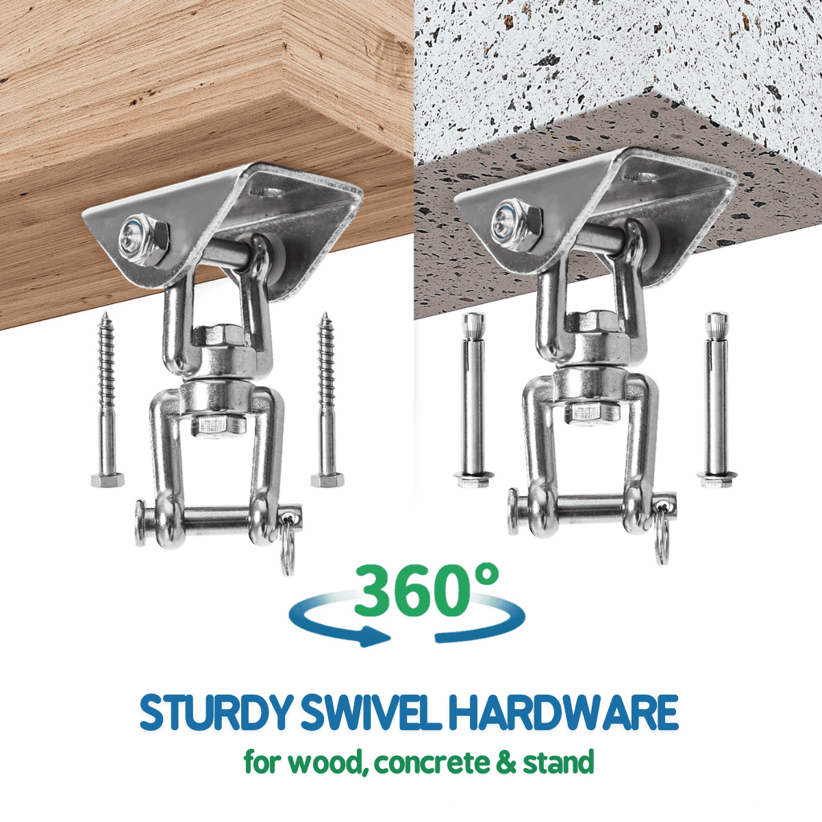 Outree Swing Hanger, Heavy Duty Ceiling Hooks For Swings