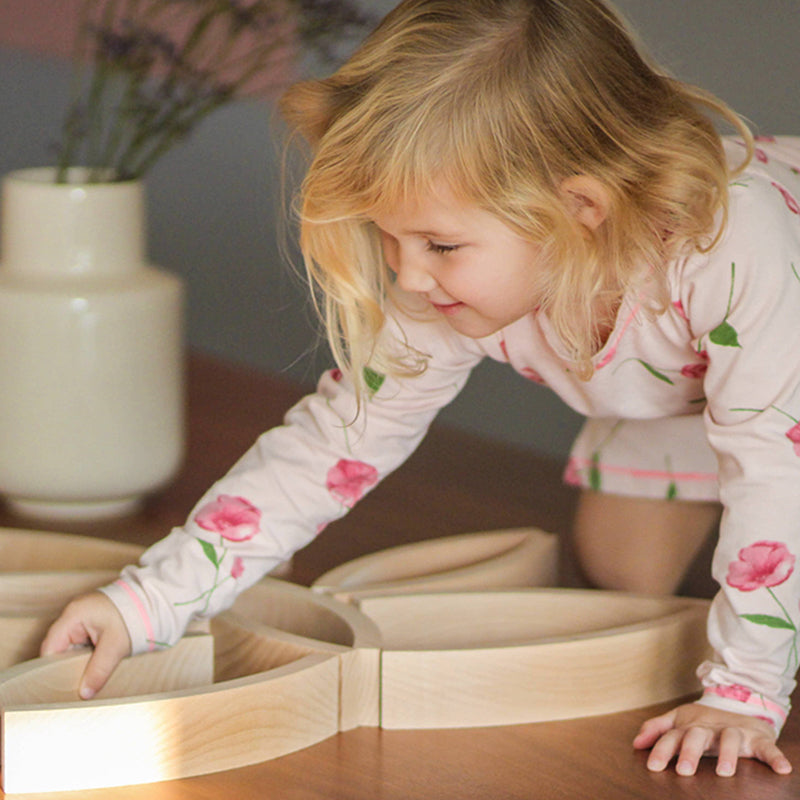 **Pre-order (Ships in 3-4 Weeks)**12 Pcs Large Curved Natural Wooden Building Blocks