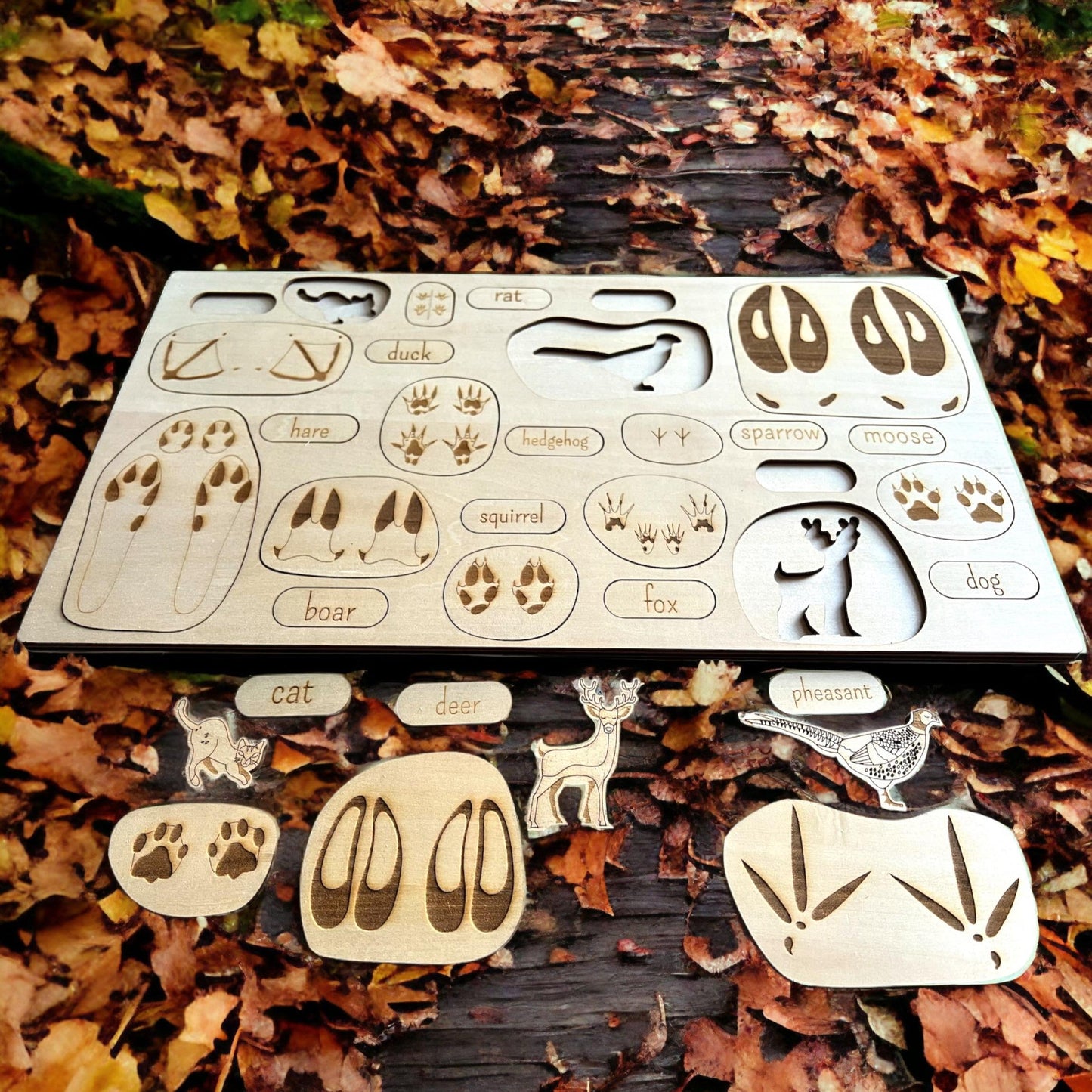**Pre-order (Ships in 3-4 Weeks)**Educational Multi-Layered Wooden Puzzle
