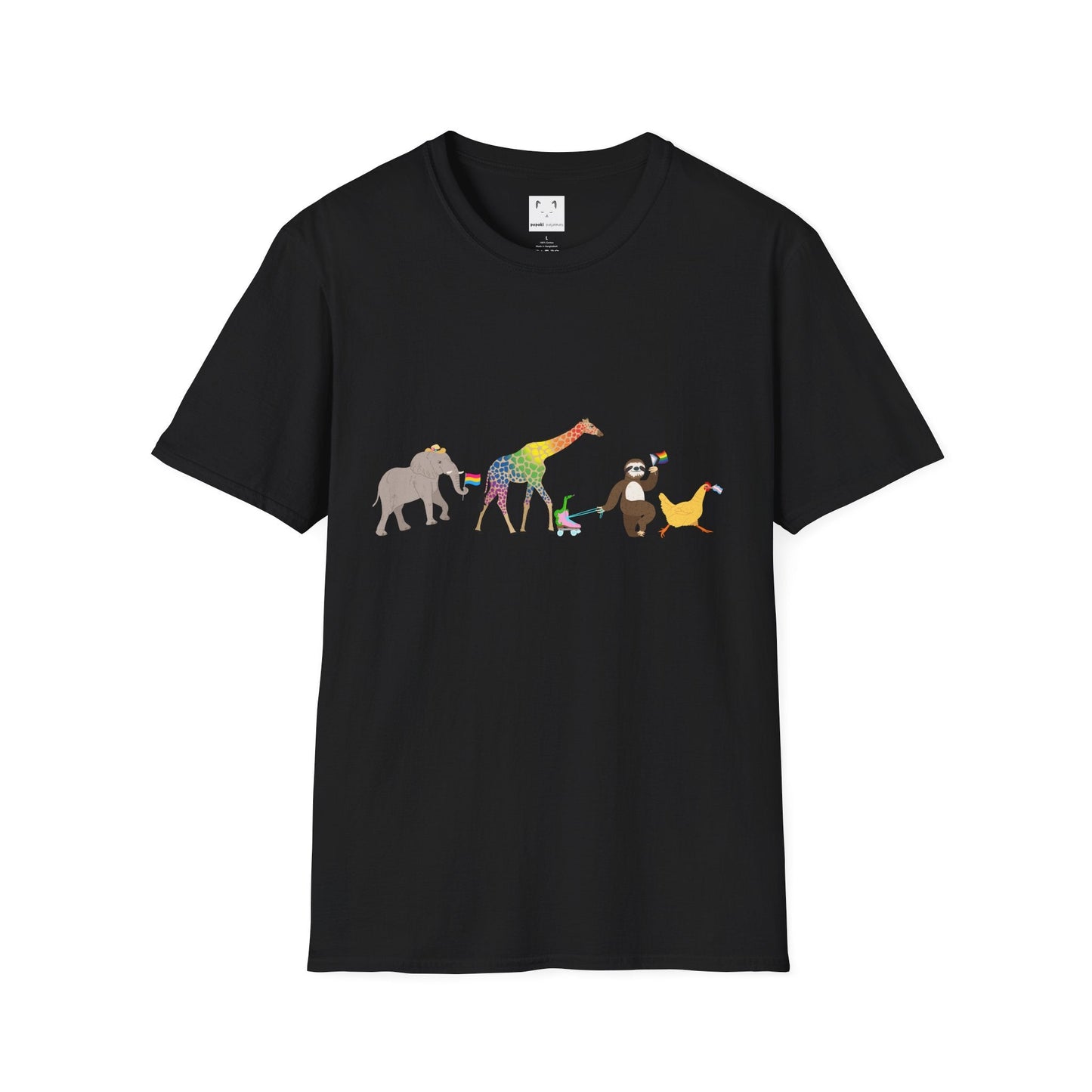 Rainbow on my Parade Unisex Softstyle Adult T-Shirt
