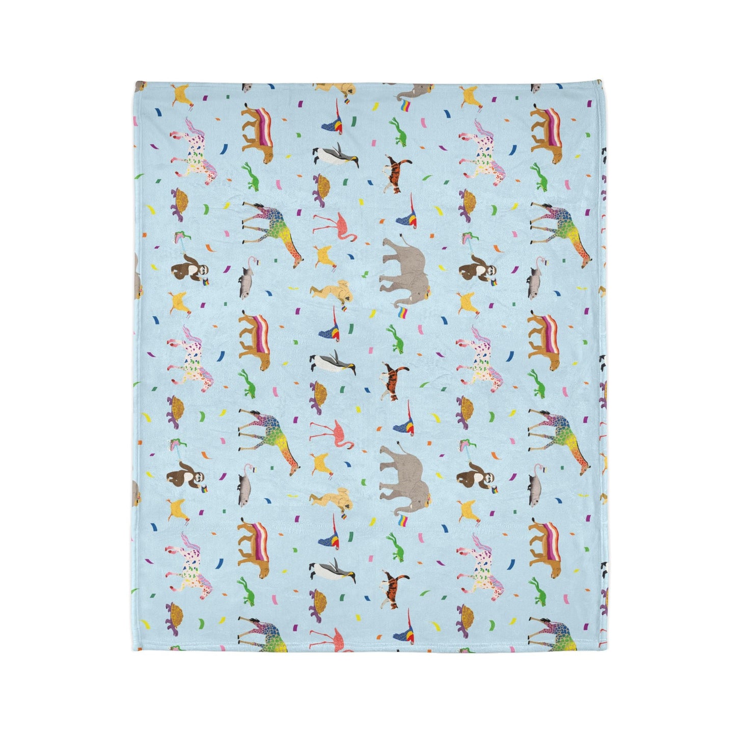 Rainbow on my Parade Pride 2025 Rainbow Flag Cozy Throw Blanket 50"x60"