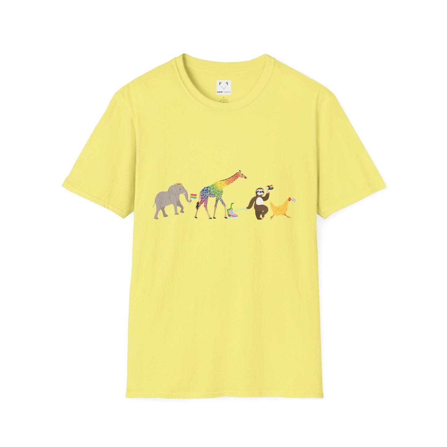 Rainbow on my Parade Unisex Softstyle Adult T-Shirt