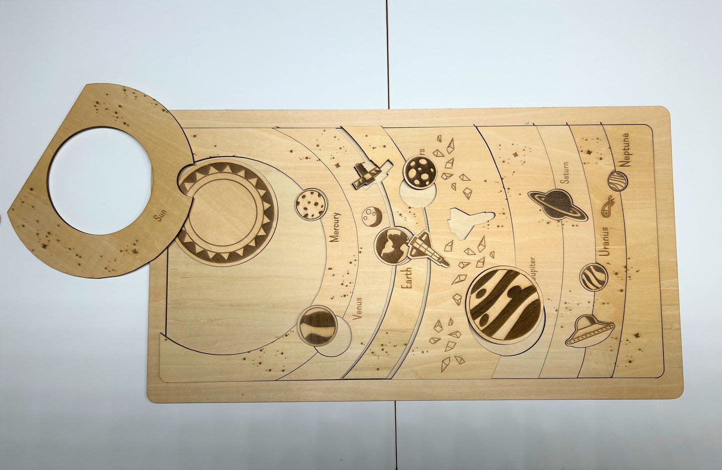 **Pre-order (Ships in 3-4 Weeks)**Educational Multi-Layered Wooden Puzzle
