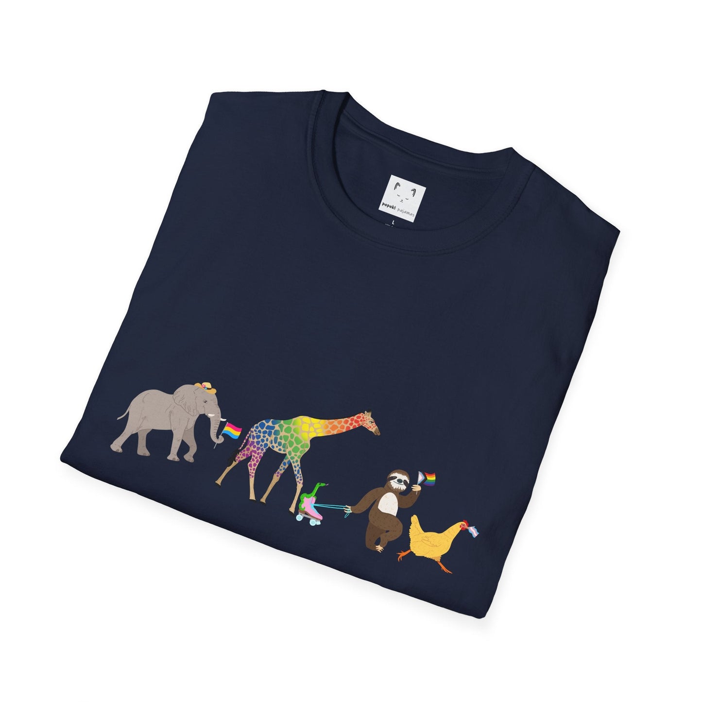 Rainbow on my Parade Unisex Softstyle Adult T-Shirt