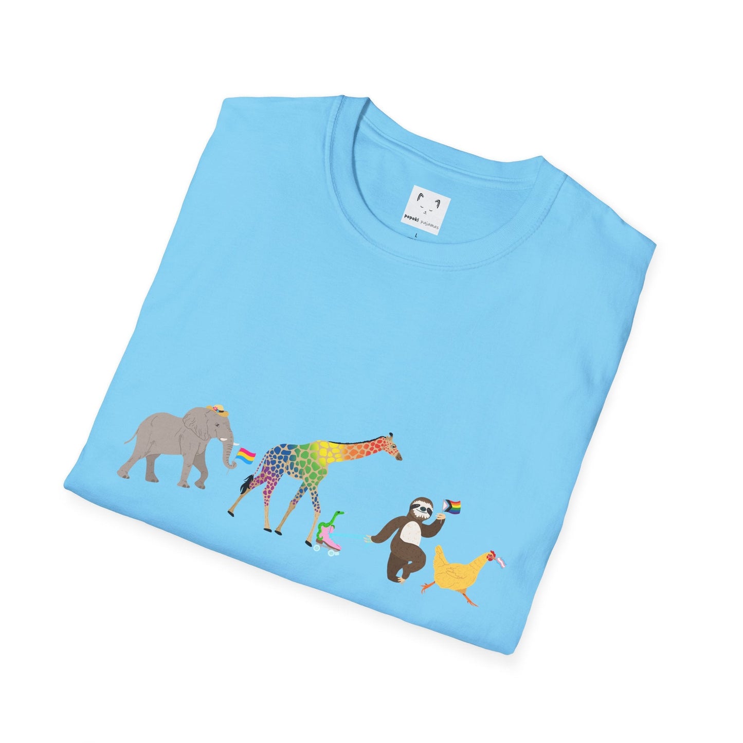Rainbow on my Parade Unisex Softstyle Adult T-Shirt