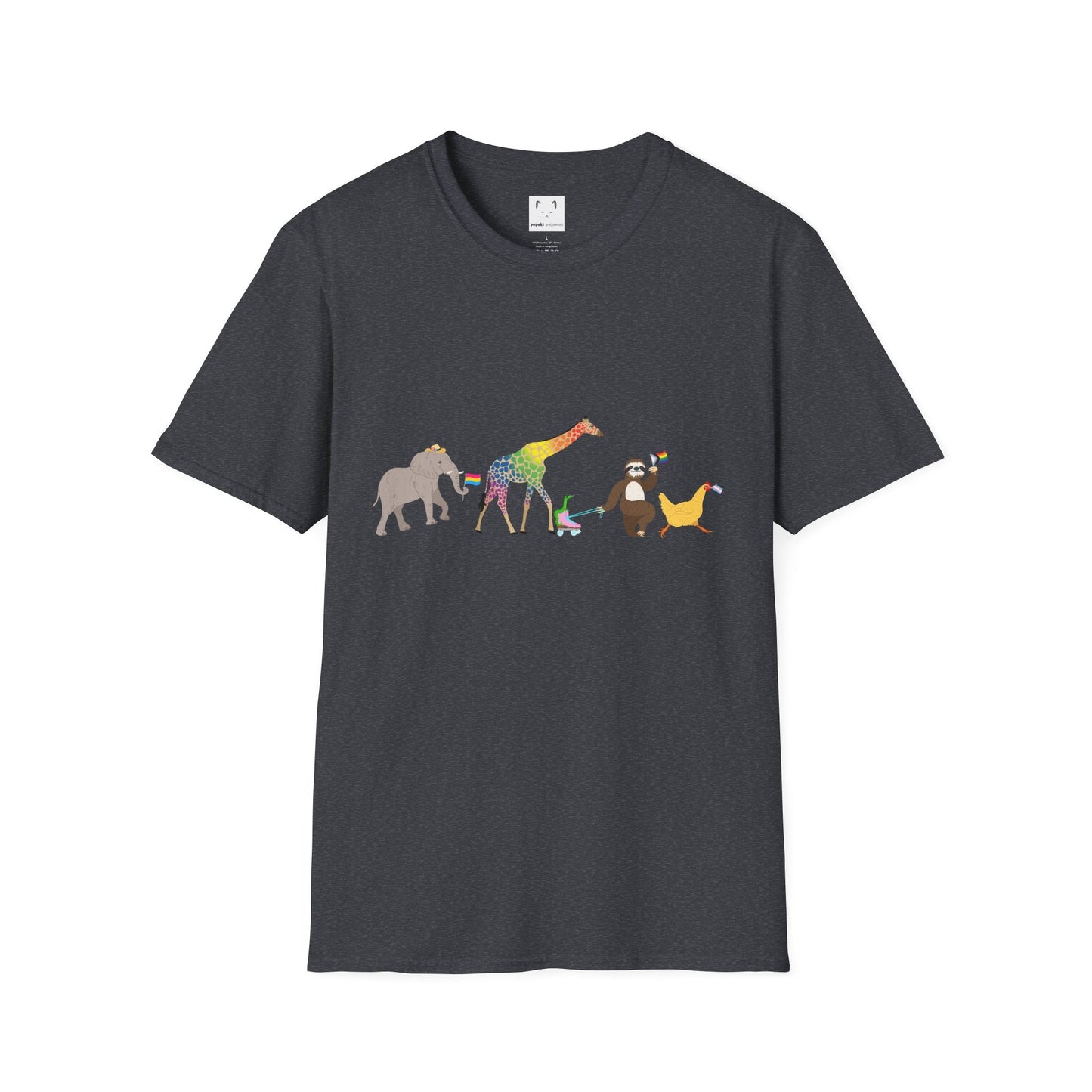 Rainbow on my Parade Unisex Softstyle Adult T-Shirt