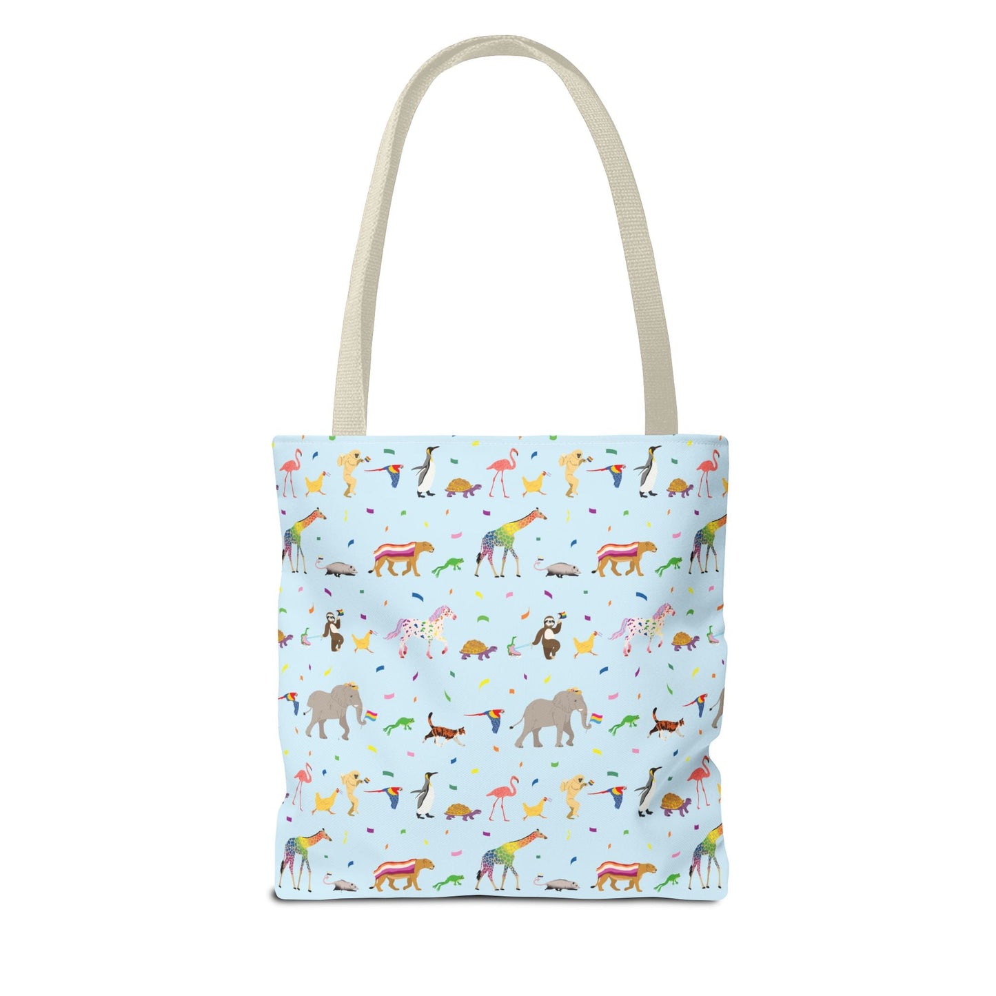 Rainbow on My Parade Tote Bag -  Pride Eco-Friendly Shopping & Beach Bag
