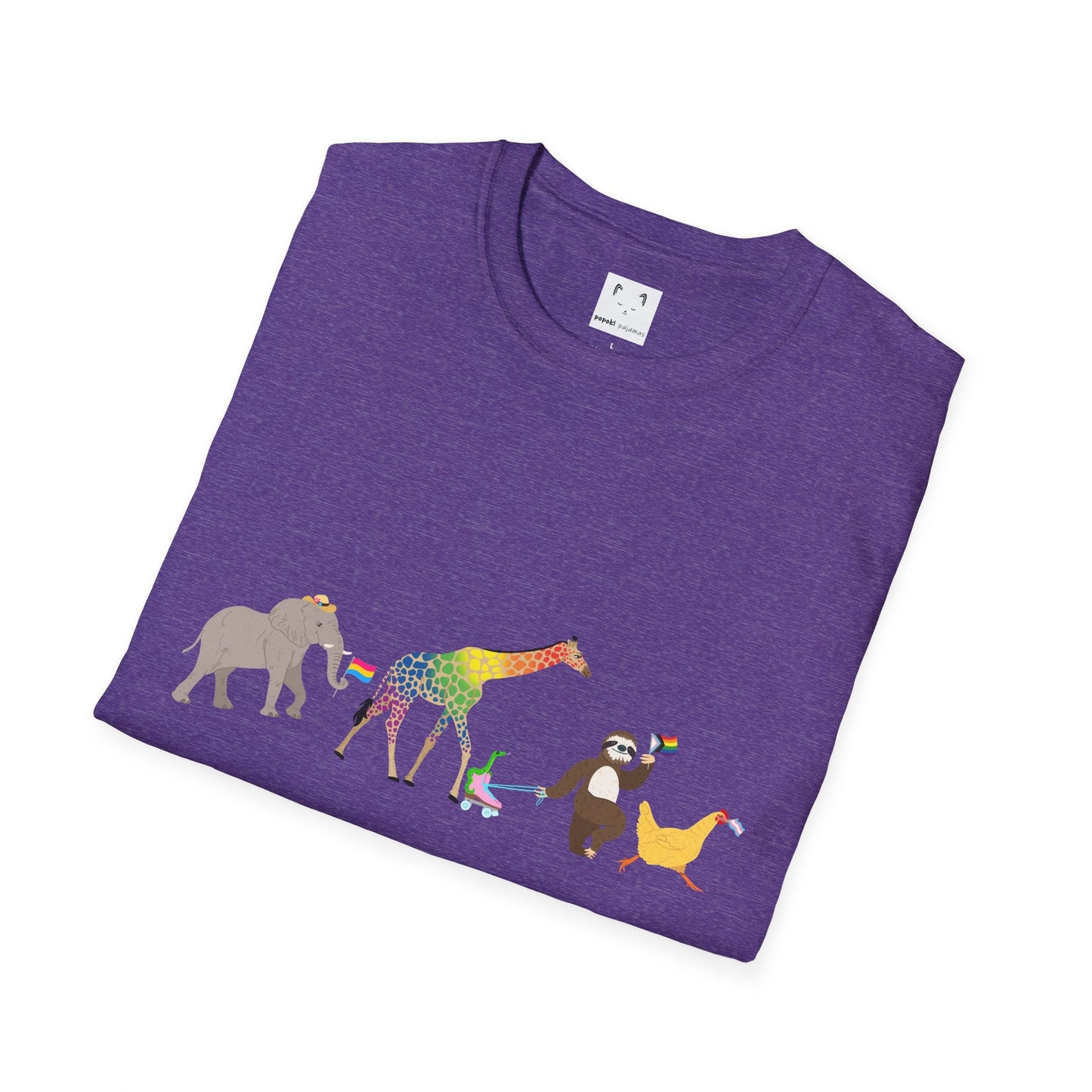 Rainbow on my Parade Unisex Softstyle Adult T-Shirt
